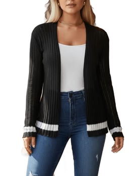 Casaquinho Feminino Canelado Fashion Coringa