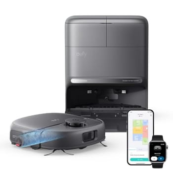 eufy C28 Robô Aspirador e Passa Pano,Esfregão Sempre Limpo, 15.000 Pa, 127V