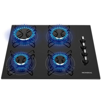 Fogão Cooktop A Gás Mondial CTG01 4 Bocas Bivolt