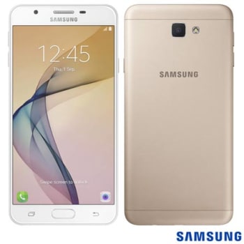 Samsung Galaxy J7 Prime Dourado, com Tela de 5,5”, 4G, 32 GB e Câmera de 13 MP - SM-G610 - SGSMG610EZDRD
