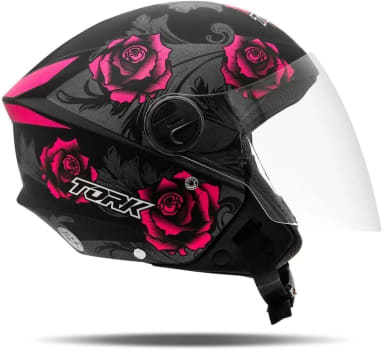 Capacete New Liberty Three Flowers Pro Tork CAP-764PKPT