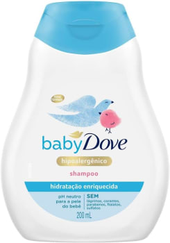 Shampoo Baby Dove Hidratação Enriquecida 200 Ml, Baby Dove, 200 Ml