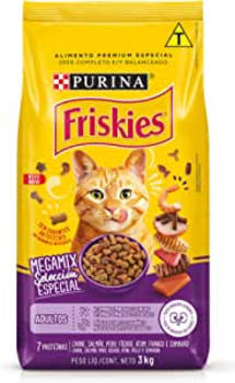 Ração Gatos Adultos Friskies Megamix 3kg