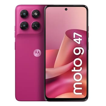Smartphones Motorola Moto G47 5G - 128GB 12GB (4GB RAM + 8GB RAM Boost), Camera 50 MP Sony LYTIA 600, Tela FHD+ de 120hz - Rosa
