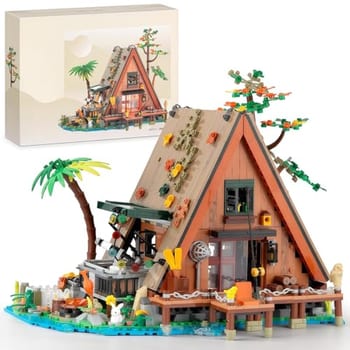 Blocos de Montar Construção Casa na Árvore Brinquedos Infantil (1486 Peças)