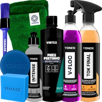 KIT SHAMPOO V-FLOC CERA TOK FINAL REVITALIZADOR INTENSE 240ML VONIXX PRETINHO VINTEX