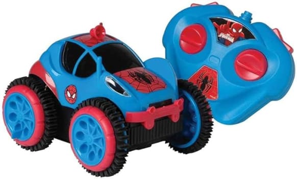 Carro controle Remoto 3funções Cambalhota Spider Man- Candide