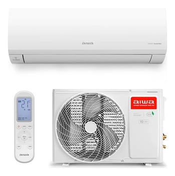 Ar-condicionado Aiwa High Inverter 12.000 Btus Quente/Frio Aws-ac-12qf Branco