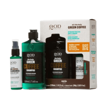 Kit The Holy Green Coffee Shampoo Café Verde 200ML + Sérum Facil Ainti-Idade Café Verde 60G