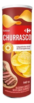Salgadinho De Batata Churrasco Carrefour 140g