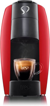 Cafeteira Espresso LOV Vermelha Automática 220V - TRES 3 Corações