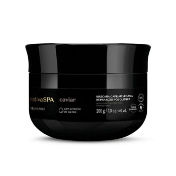 Máscara Capilar Reparação Pós-Química Nativa SPA Caviar 200g