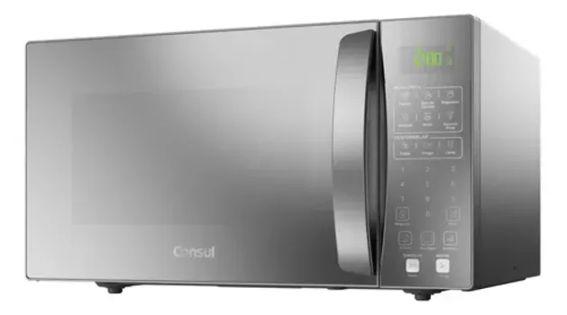 Micro-ondas Com Menu Fácil 32 Litros CMS46AR Consul, 110V (Cinza)