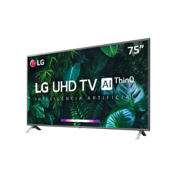 Smart TV LED 75" LG UN8000 UHD 4K Wi-Fi, Bluetooth, HDR 10 Pro e HLG Pro, Thinq AI, Google Assistente, Alexa