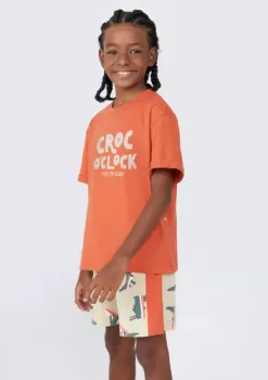 Pijama Curto Estampado Hering Kids