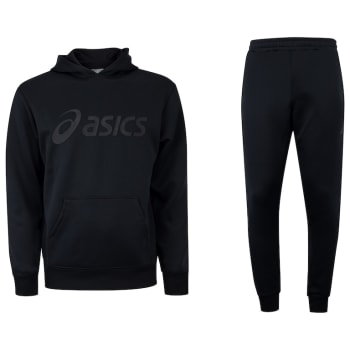 Conjunto de Agasalho Masculino ASICS com Capuz Interlock Fechado