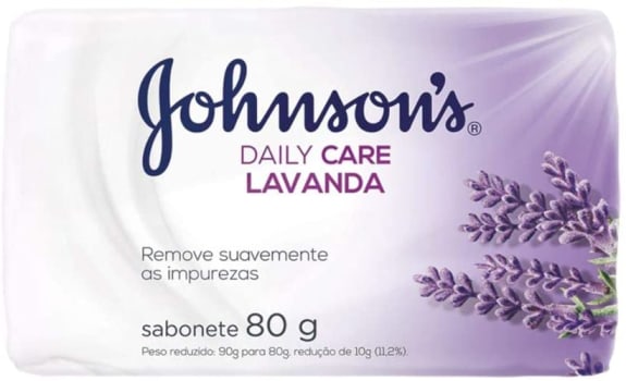 10 Unidades de Sabonete Barra Lavanda Johnson's 80g cada