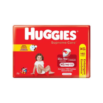 Fralda Huggies Supreme Care Ultra Com 140 Tamanho XG