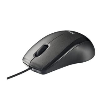 Mouse Optical Trust Carve Wired USB Preto 15862
