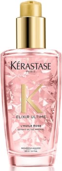 Kérastase Óleo Elixir Ultime L'Huile Rose, Todos Os Tipos De Cabelos, Nutrição, Brilho, Mix De 4 Óleos Preciosos, 100 Ml