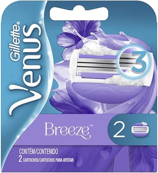 Carga para Aparelho de Depilar Gillette Venus Breeze - 2 Unidades