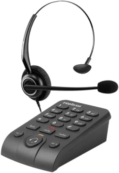 Telefone Hedset HSB 50 Preto Intelbras