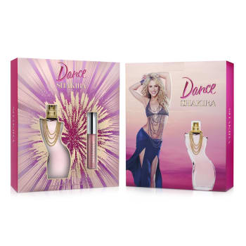 Kit Perfume Feminino Dance Shakira EDT 80ml + Lip Gloss - Incolor