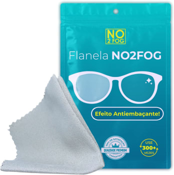  Flanela Antiembaçante Para Oculos Efeito Duradouro Original NO2FOG 