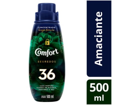 Amaciante Comfort Concentrado Segredos 36 - 500ml