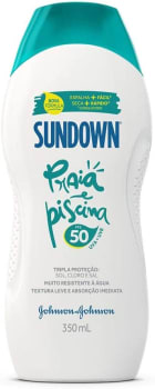 Protetor Solar Praia e Piscina FPS 50, Johnson's, 350 ml