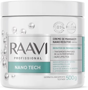 Raavi Creme Nano Redutor Fittie L 500G