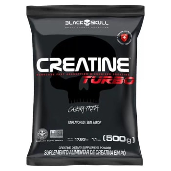 Creatine Turbo 500g Black Skull - Creatina - Magazine OfertaespertaLogo LuLogo Magalu