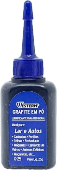 2 Unidades - Western G-25 Grafite Em Pó, Preto, 25 G