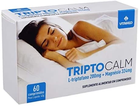  Triptofano + Magnésio: Precursor 5htp Serotonina P/Dormir, Vitamed 