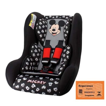 Cadeira Para Automóvel Disney Trio SP Comfort Mickey Mouse - 0 a 25 kg - Preta