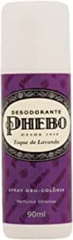 3 Unidades Desodorante Spray Toque de Lavanda Phebo Lilás 90ml