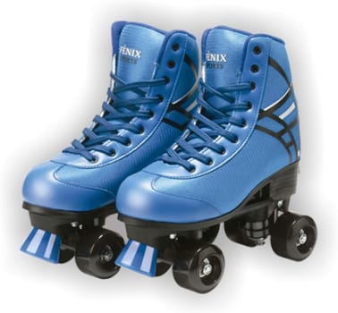 Patins Quatro Rodas Roller Skate Fenix Azul