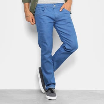 Calça Jeans Slim Preston Masculina - Azul Claro