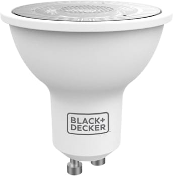 Lâmpada LED Dicroica GU10 3000K 100-240V Não Dimerizável, Black+Decker, BDD1-0350-01, 4.5 W