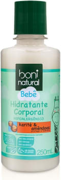 Hidratante Hipoalérgico Vegano Boni Natural Bebê com Karité & Amêndoas Dermatologicamente Testado Boni Natural Branco