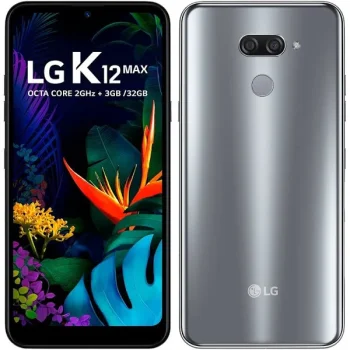 Smartphone LG K12 Max, Platinum, LMX520BMW, Tela de 6,2", 32GB, 13MP+2MP