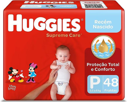 Huggies Supreme Care P - Fralda infantil 48 unidades