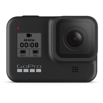 Câmera GoPro HERO8 Black à Prova D’água 12MP 4K Wi-Fi - Preto