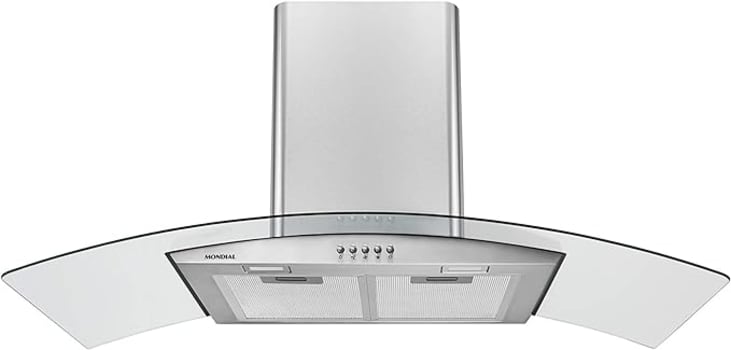 Coifa de Parede Mondial Inox 250W 110V - CF90-01