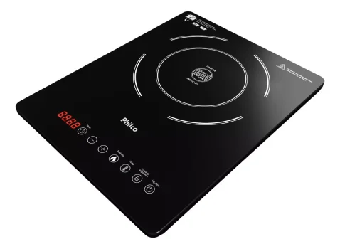 Fogão Cooktop Elétrica Philco PCT12P 110V/220V (Preto)