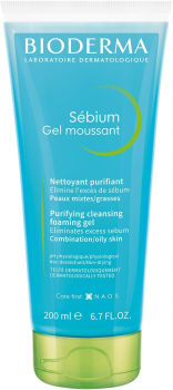 Gel de Limpeza Purificante Sébium Moussant Antioleosidade Bioderma 200ml