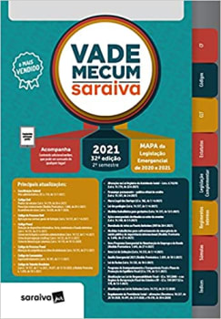 Livro Vade Mecum 2021 Tradicional 32ª Edição (Capa Dura) - Saraiva Educação