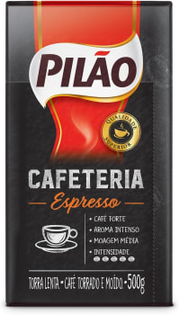 Café Pilão Torrado e Moído Cafeteria Espresso Vácuo 500g