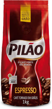 Pilão Café Torrado Em Grãos Espresso 1 Kg