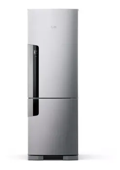 Geladeira Frost Free Consul Cre44a Inox Com Freezer 397l 220v